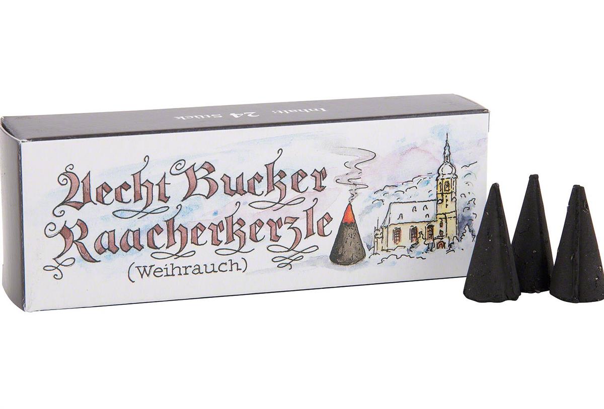Aecht Bucker Raacherkerzle - Weihrauch 24 Stück
