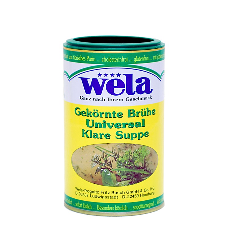 WELA - Gekörnte Brühe 1/2 Universal Klare Suppe