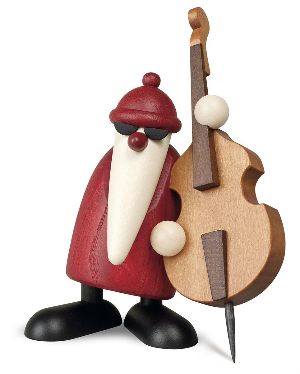 Weihnachtsmann am Kontrabass, klein