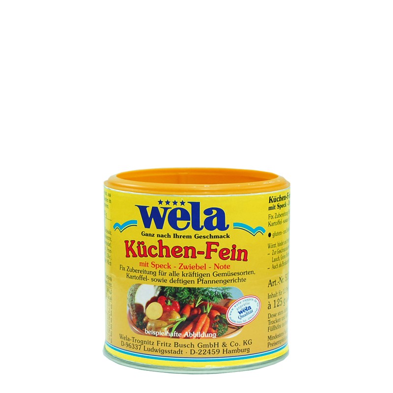 WELA - Küchen-Fein für 12 Portionen Gemüse-Speck-Zwiebel