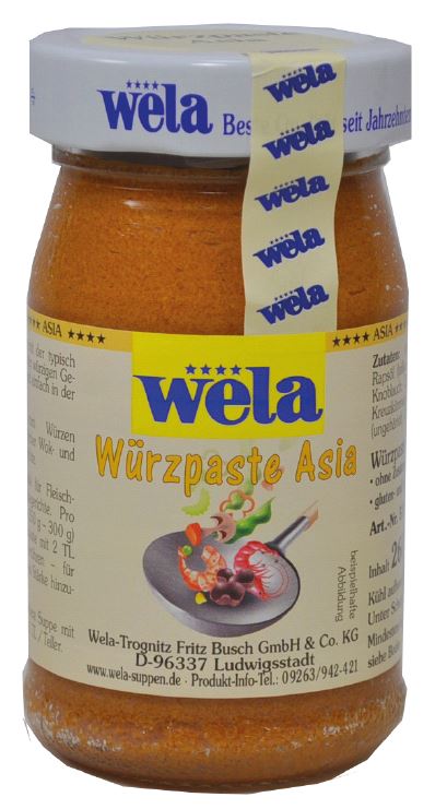 WELA - Würzpaste Asia 1/4 Glas à 260g