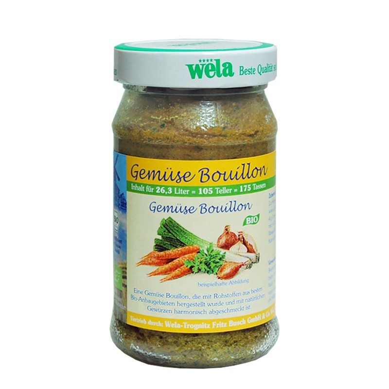 WELA - Gemüse Bouillon Bio Paste 1/2 DE-ÖKO-001
