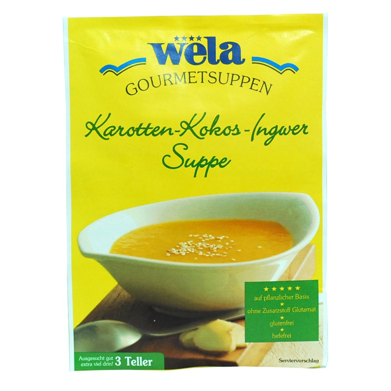 WELA - Karotten-Kokos-Ingwer-Suppe