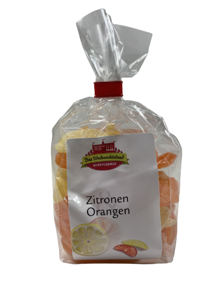 Zitrone und Orangen-Bonbons 125 g