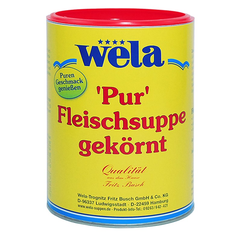 WELA - Fleischsuppe gekörnt 'Pur' 1kg