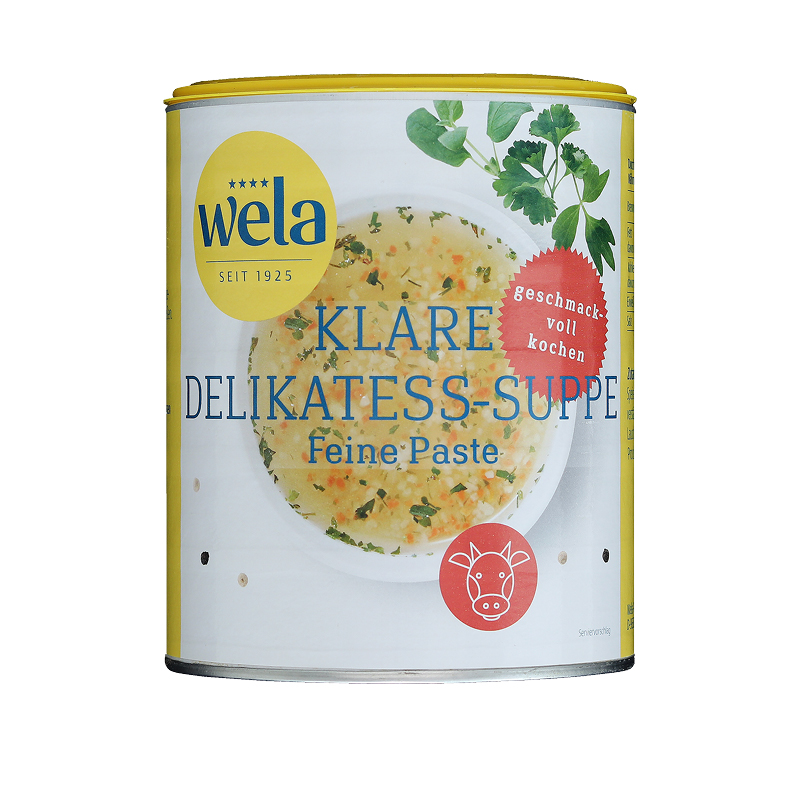 WELA - Klare Delikateß-Suppe 1/1 classic