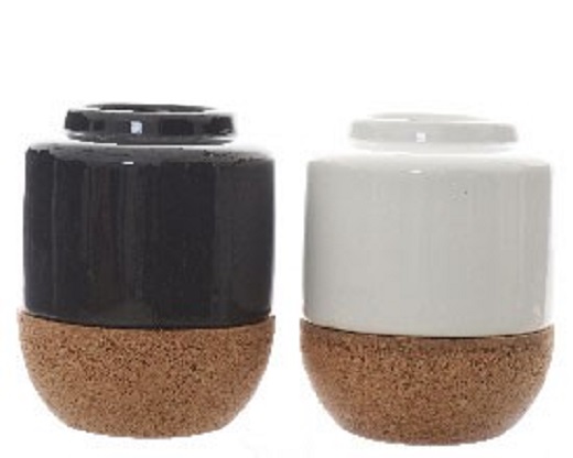 Keramik Vase 7 x 9cm, 2-fach sortiert