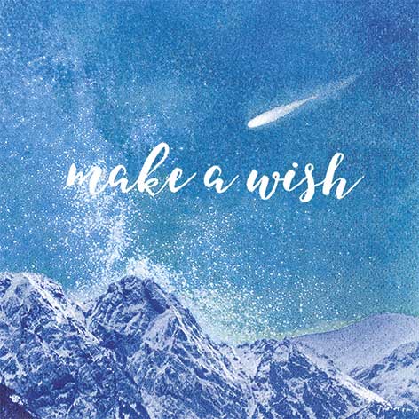 Serviette - Make a wish